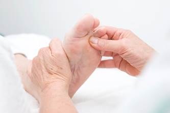 Met voetreflex sta je perplex.